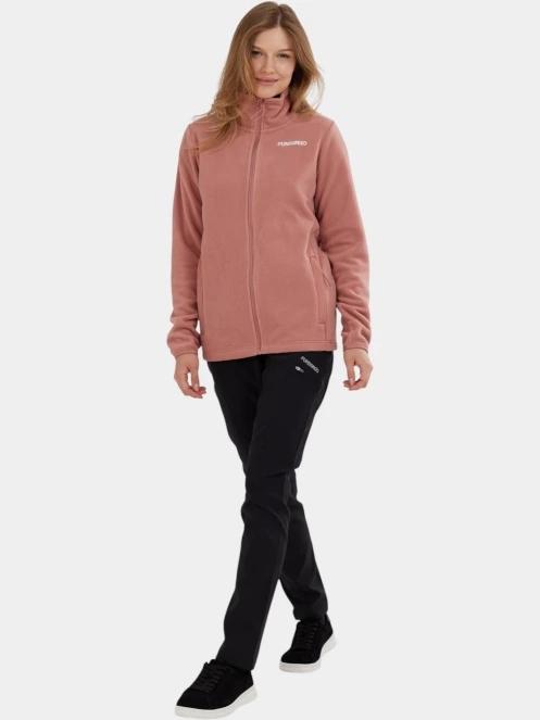 Fundango Serena Fleece Jacket női polár pulóver rózsaszín színben 4