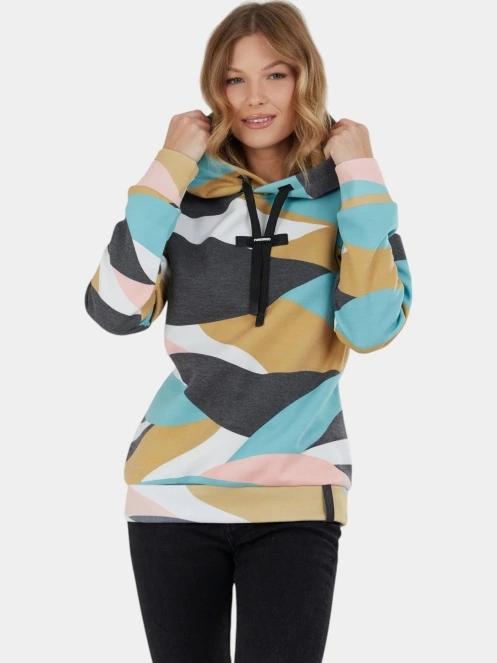 Fundango Challenger Pullover női kapucnis pulóver multikolor színben 2