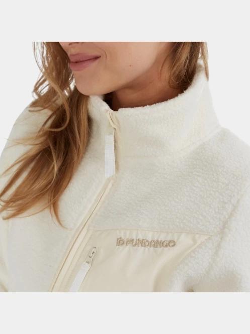 Fundango Shiloh Fleece Jacket női polár pulóver fehér színben 6