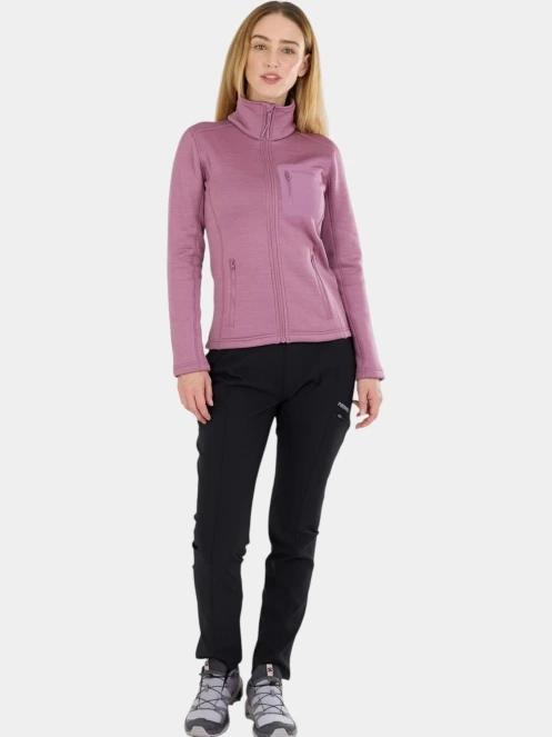 Fundango Antilles Melange Jacket női polár pulóver rózsaszín színben 4