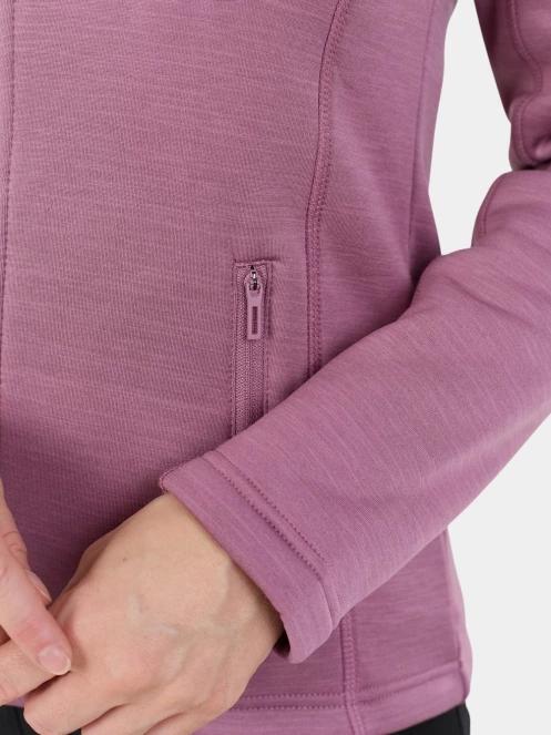 Fundango Antilles Melange Jacket női polár pulóver rózsaszín színben 9