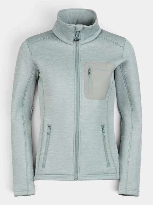 Fundango Antilles Melange Jacket női polár pulóver zöld színben 8