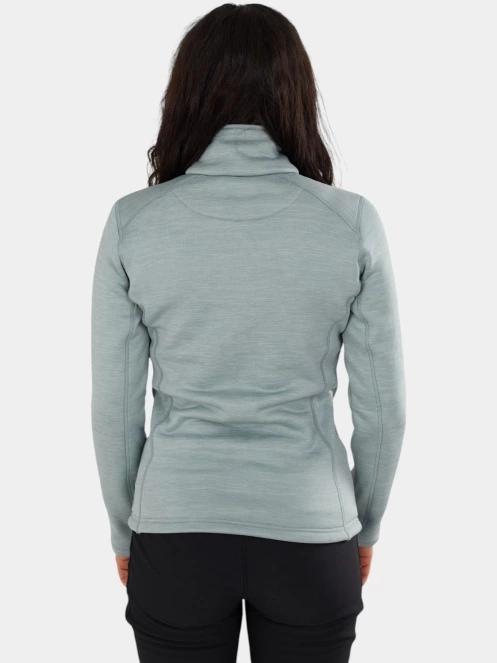 Fundango Antilles Melange Jacket női polár pulóver zöld színben 3