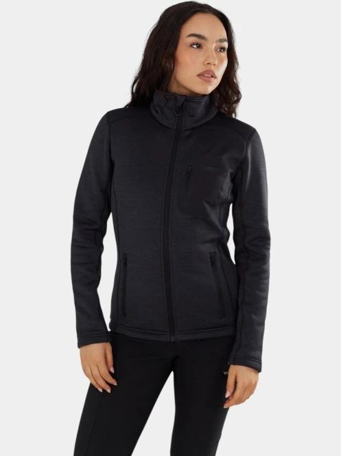 Fundango Antilles Melange Jacket női polár pulóver fekete színben 2