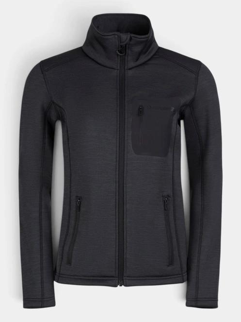 Fundango Antilles Melange Jacket női polár pulóver fekete színben 7