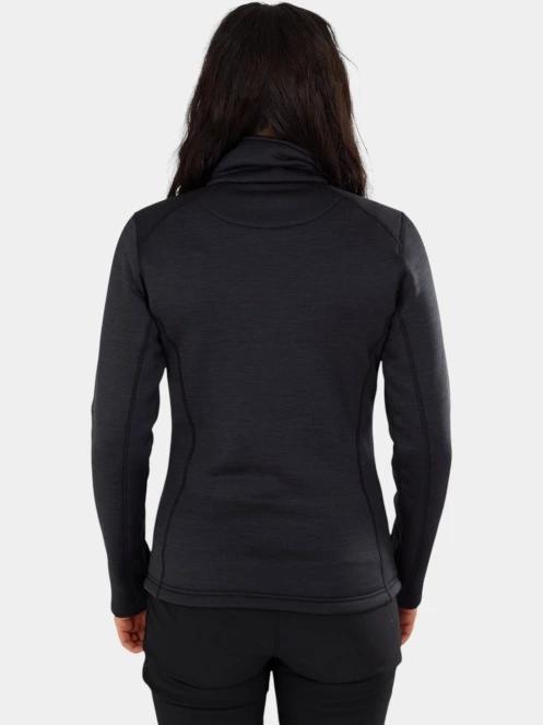 Fundango Antilles Melange Jacket női polár pulóver fekete színben 3