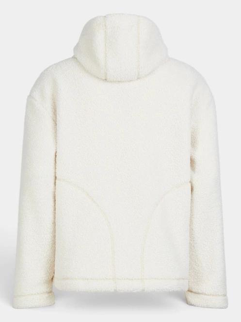 Fundango Juniper Pile Jacket női kapucnis pulóver fehér színben 9