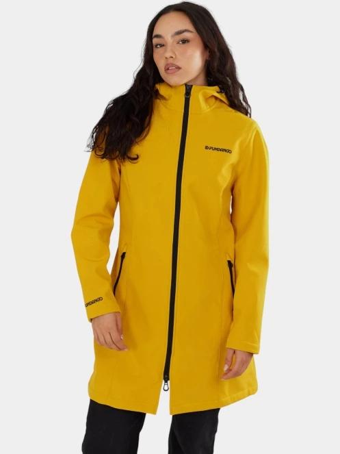 Fundango Wichita Softshell Jacket női softshell kabát sárga színben 6