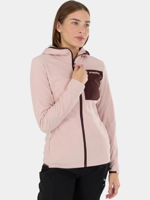 Fundango Nigata Full Zip Hoodie női hibrid felső rózsaszín színben 2