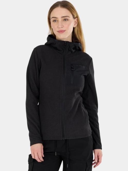 Fundango Nigata Full Zip Hoodie női hibrid felső fekete színben 2