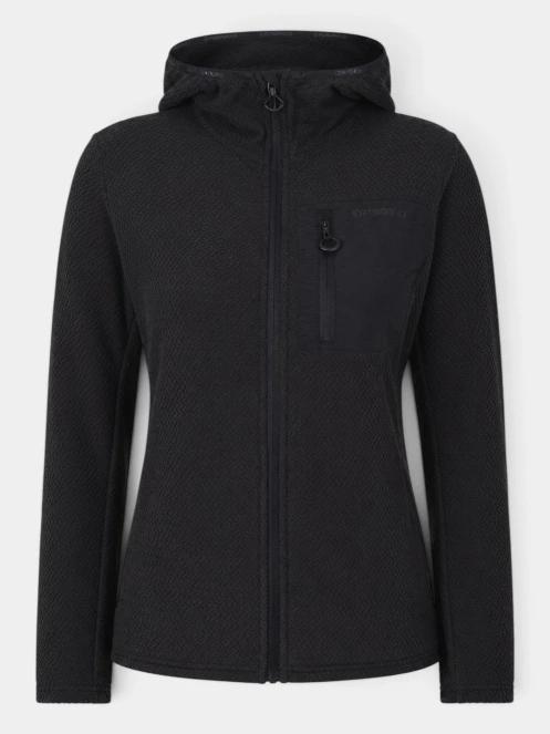 Fundango Nigata Full Zip Hoodie női hibrid felső fekete színben 9