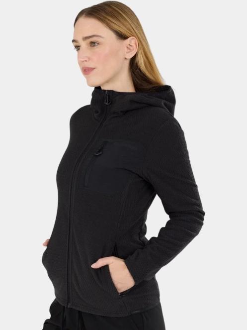 Fundango Nigata Full Zip Hoodie női hibrid felső fekete színben 6