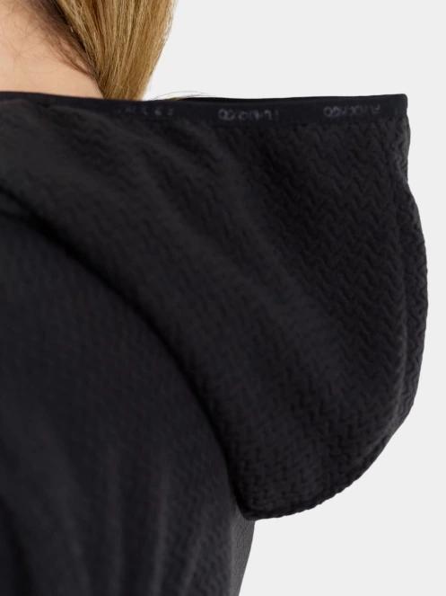 Fundango Nigata Full Zip Hoodie női hibrid felső fekete színben 8