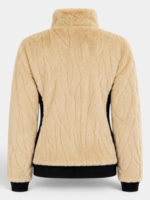 Fundango Marigold Shearling Jacket női hibrid felső homok színben 11