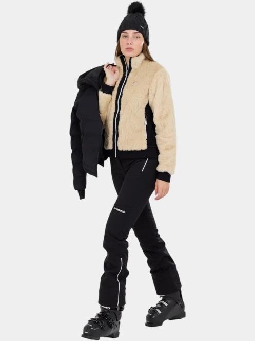 Fundango Marigold Shearling Jacket női hibrid felső homok színben 4