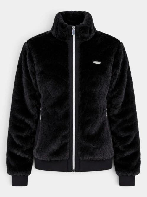 Fundango Marigold Shearling Jacket női hibrid felső fekete színben 10