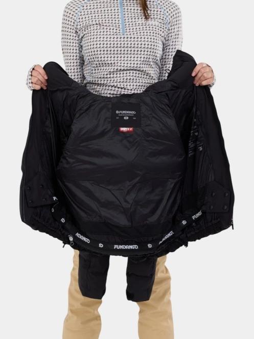 Fundango Marigold Shearling Jacket női hibrid felső fekete színben 5
