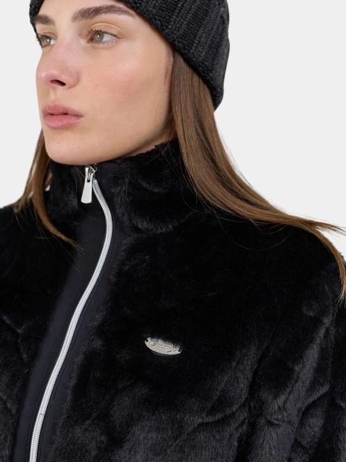Fundango Marigold Shearling Jacket női hibrid felső fekete színben 7