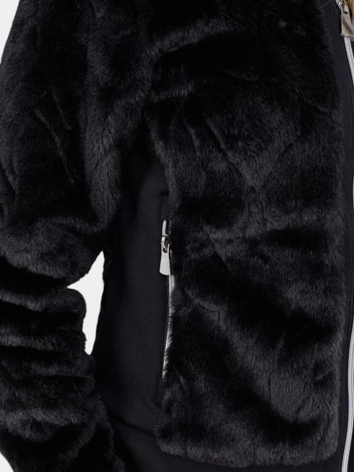 Fundango Marigold Shearling Jacket női hibrid felső fekete színben 8