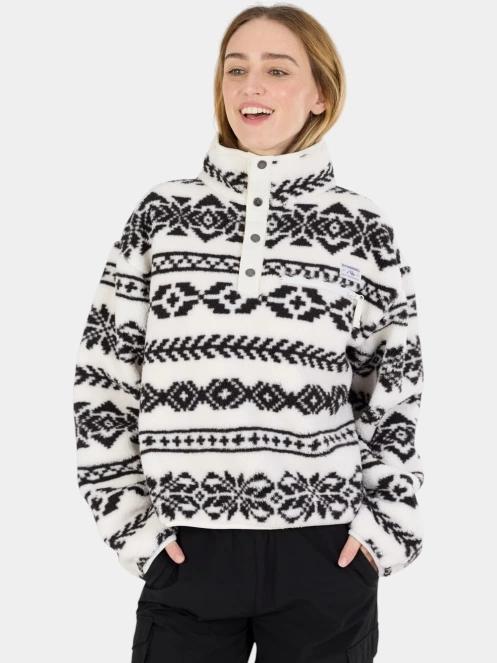 Fundango Pacha Fleece Jacket női polár pulóver fehér színben 2