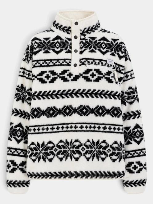 Fundango Pacha Fleece Jacket női polár pulóver fehér színben 9