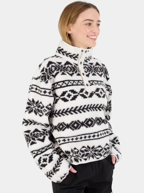 Fundango Pacha Fleece Jacket női polár pulóver fehér színben 5