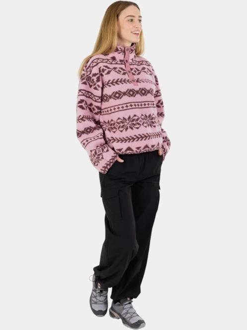 Fundango Pacha Fleece Jacket női polár pulóver rózsaszín színben 5