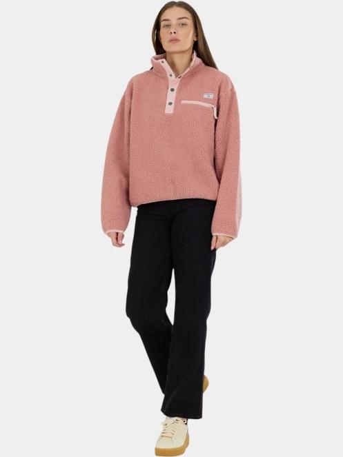 Fundango Pacha Fleece Jacket női polár pulóver rózsaszín színben 4