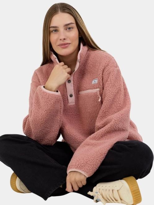 Fundango Pacha Fleece Jacket női polár pulóver rózsaszín színben 5