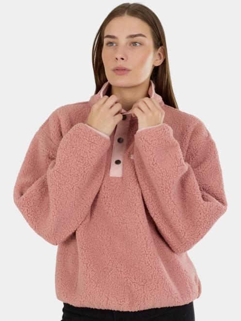 Fundango Pacha Fleece Jacket női polár pulóver rózsaszín színben 6