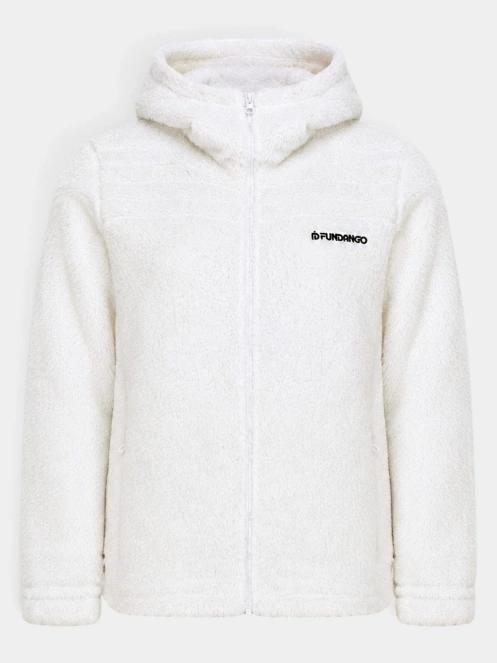 Fundango Zealand Plush Pile Jacket női polár pulóver fehér színben 7