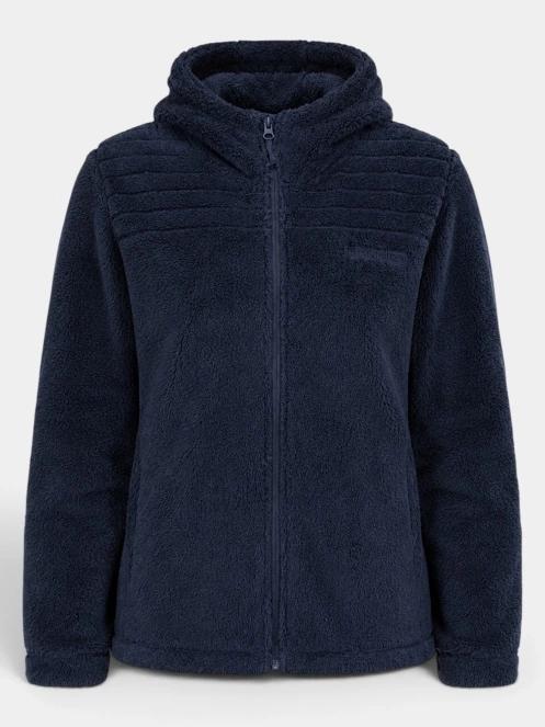 Fundango Zealand Plush Pile Jacket női polár pulóver sötétkék színben 8