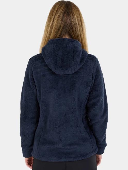 Fundango Zealand Plush Pile Jacket női polár pulóver sötétkék színben 3