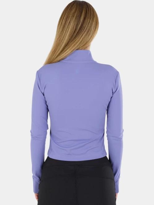 Fundango Flow Thermo Zip Up női hosszú ujjú sport póló lila színben 3
