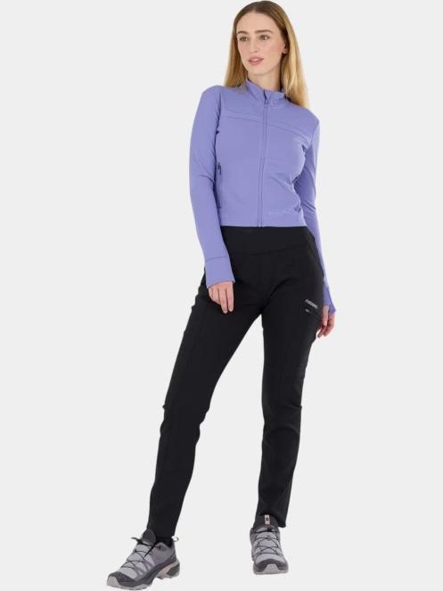 Fundango Flow Thermo Zip Up női hosszú ujjú sport póló lila színben 4