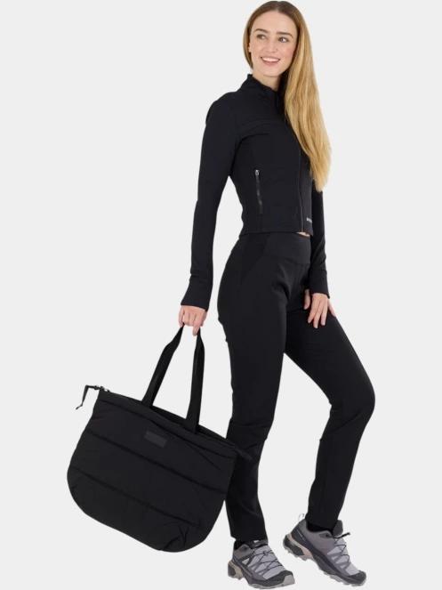 Fundango Flow Thermo Zip Up női hosszú ujjú sport póló fekete színben 5