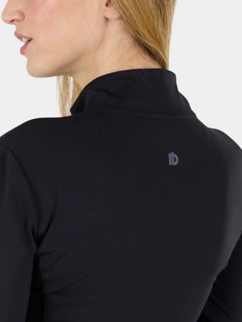 Fundango Flow Thermo Zip Up női hosszú ujjú sport póló fekete színben 9