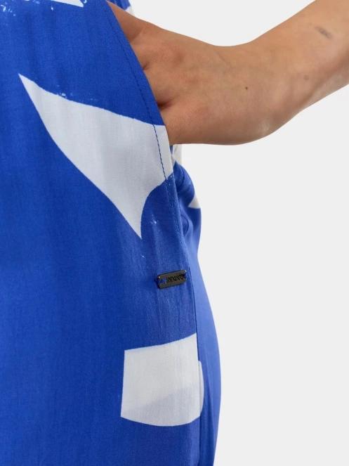 Fundango Poppy Pants női nyári nadrág kék színben 7