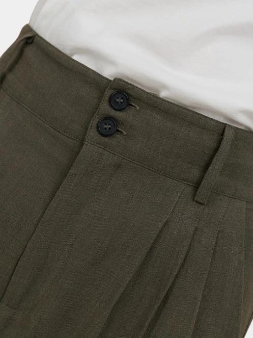 Fundango Piper Pants női hosszú nadrág oliva színben 5