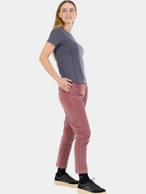 Fundango Lorna Corduroy Pants női hosszú nadrág rózsaszín színben 5