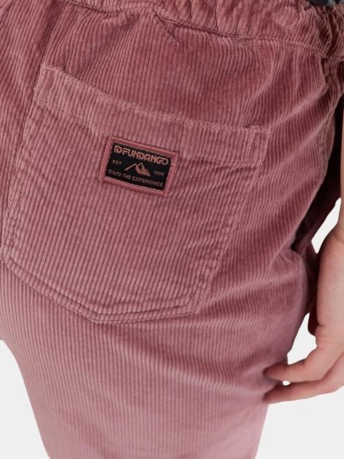 Fundango Lorna Corduroy Pants női hosszú nadrág rózsaszín színben 7