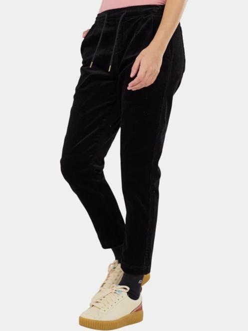 Fundango Lorna Corduroy Pants női hosszú nadrág fekete színben 4