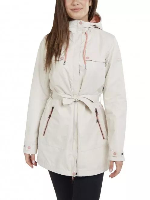 Fundango Regina Waterproof Trench Jacket női esőkabát fehér színben 2