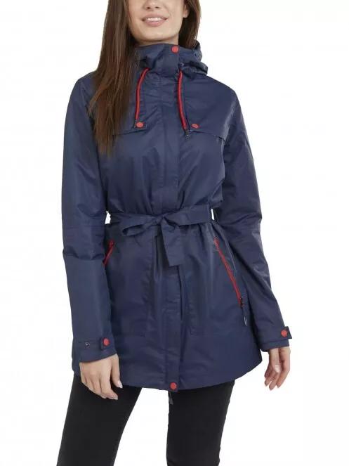 Fundango Regina Waterproof Trench Jacket női esőkabát sötétkék színben 2