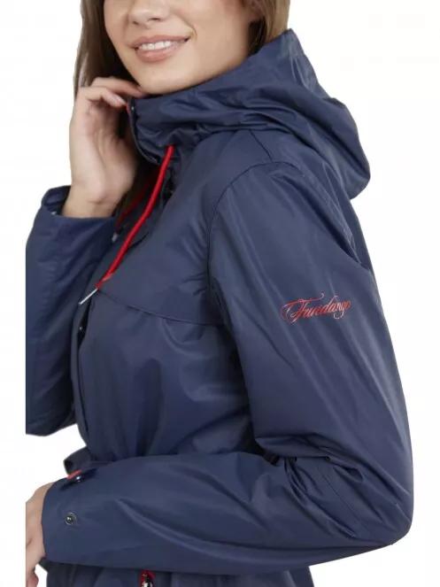 Fundango Regina Waterproof Trench Jacket női esőkabát sötétkék színben 4