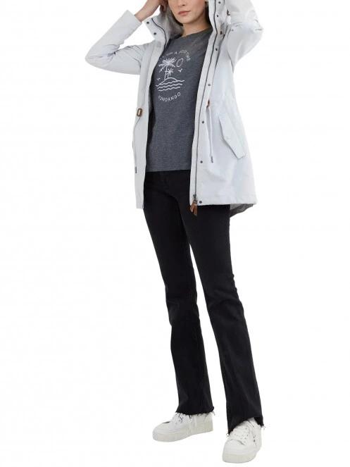 Fundango Tapara Waterproof Jacket női esőkabát fehér színben 4