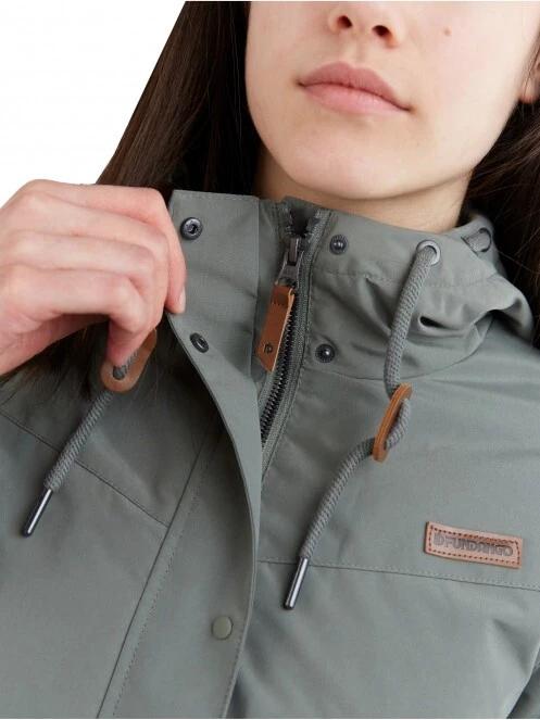 Fundango Tapara Waterproof Jacket női esőkabát zöld színben 5