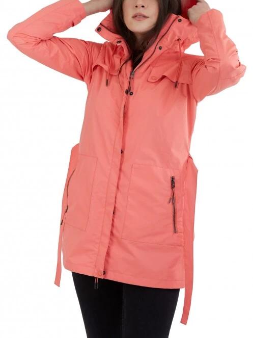 Fundango Regina Waterproof Trench Jacket női esőkabát narancssárga színben 5