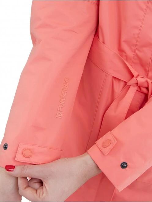 Fundango Regina Waterproof Trench Jacket női esőkabát narancssárga színben 7