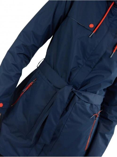 Fundango Regina Waterproof Trench Jacket női esőkabát sötétkék színben 6